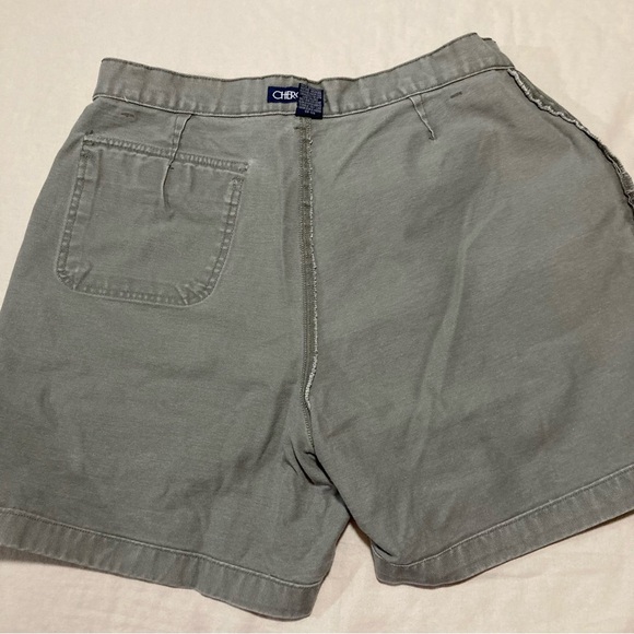 Cherokee High Waist Women's Shorts in Olive Green - Picture 8 of 12
